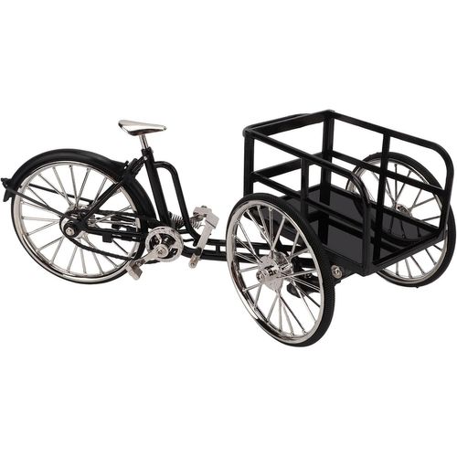 Ksfal-Modèle De Tricycle Jouet À Faire Soi-Même,Apparence Simulée,Ornement De Tricycle En Alliage Résistant À L'usure,Ornement Pour Table De Chevet