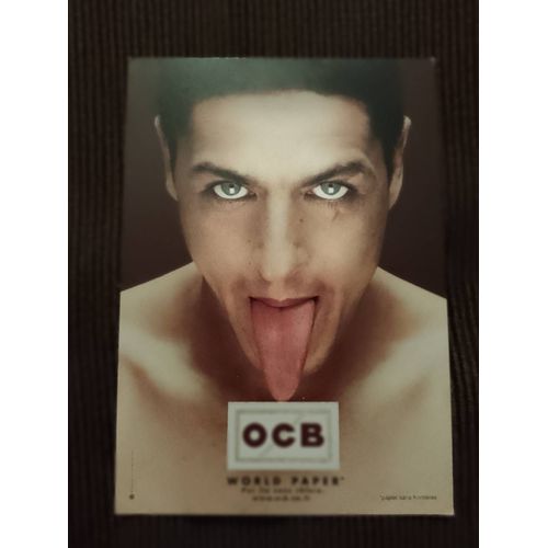 Carte Postale Publicitaire Colorée "Ocb World Paper"Vintage Années 90.