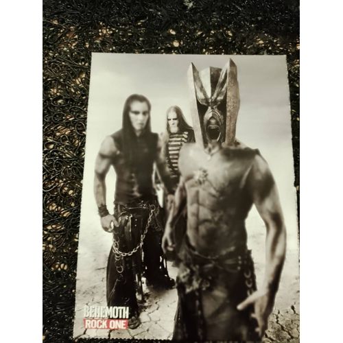 Carte Postale Noire/Gris "Benemoth"Années 2000.