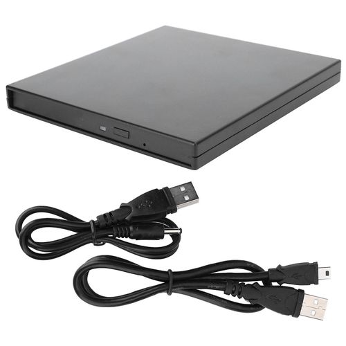 Boîtier de disque dur externe pour lecteur optique Kit de stockage d'ordinateur portable Noir 9,5 mm SATA