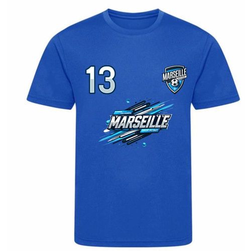 Maillot De Foot Marseille Enfant Bleu Royal