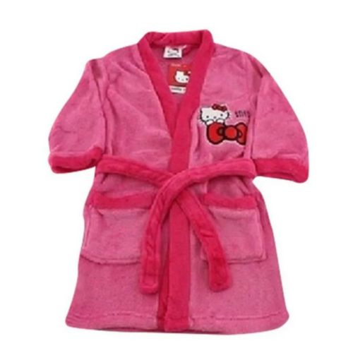 Peignoir De Nuit Ou Robe De Chambre Hello Kitty Rose (Taille 8 Ans,Couleur Rose)