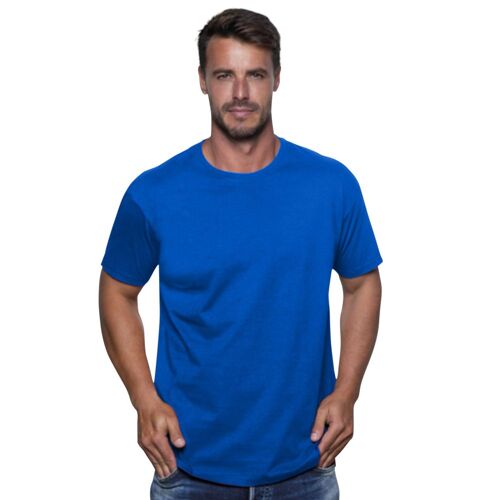 Tee Shirt Homme Jhk Bleu Royal 100% Coton