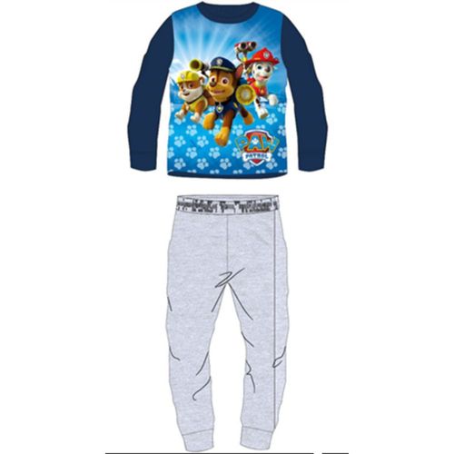 Pyjama Polaire Pat Patrouille Bleu Marine Et Gris (Taille 4 Ans,Couleur Bleu)
