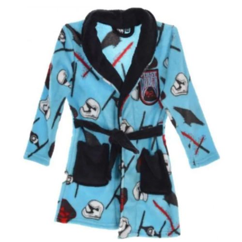 Peignoir - Robe De Chambre Star Wars Enfant (Taille 4 Ans,Couleur Turquoise)