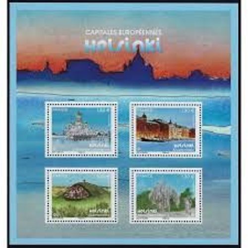 Capitales Européennes : Helsinki (Finlande) Feuillet 5307 Année 2019 N° 5307 5308 5309 5310 Yvert Et Tellier Luxe