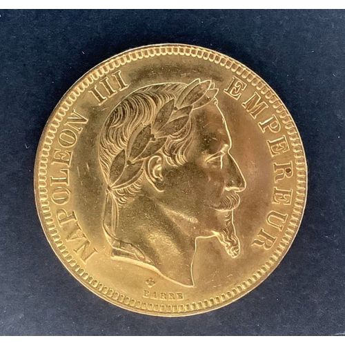 Pièce 100 Francs Or Napoléon Iii – 1855