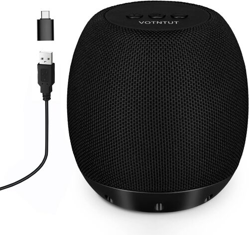 Haut-Parleur USB pour PC - Enceinte Portable avec stéréo Surround 3D Enceintes de Bureau Connectivité avec Ordinateurs Portables, Smartphones et Tablettes (Grey)