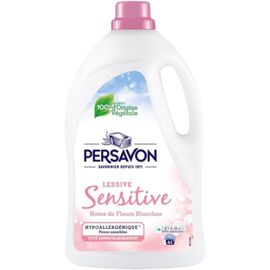 KGABERY-Lessive Sensitive,Notes De Fleurs Blanches,Hypoallergénique,Peaux Sensibles,Testé Detmatologiquement-2000 Ml