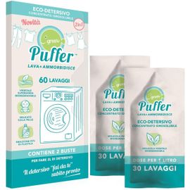Lave + Adoucissant, Eco Lessive Concentrée Hydrooluble, 2 En 1, Diy (60 Lavages)[Z771]