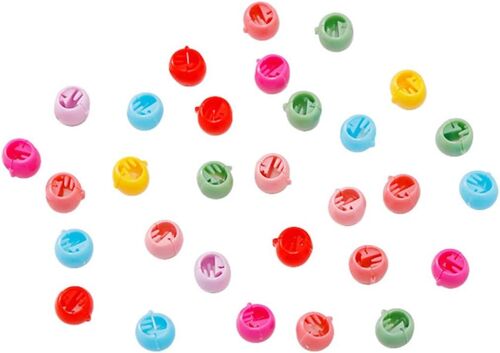 40 Pieces Hair Clips Colorful Beads Mini Hair Clips Pin Pearl Hair Clips Girls Small Plastic Hair Clips Accessories For Women