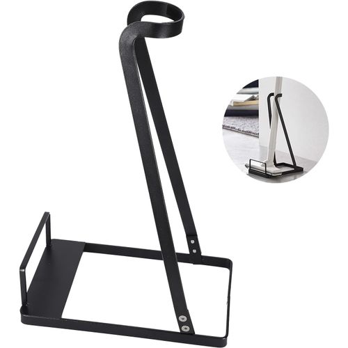 Support universel pour aspirateur, Compatible Dyson V6 V7 V8 V10 V11, Pied de sol porte-accessoires pour rangement et organisation, mural universel pour aspirateur et accessoires (Noir)