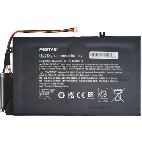 14.8V 52Wh EL04XL Batterie Compatible avec HP Envy TouchSmart 4 ENVPR4 i5-3317U Envy 4-1000 4-1001TU 4-1008TX 4-1014TU 4-1020TX Series TPN-C102 HSTNN-IB3R HSTNN-UB3R 681879-1C1