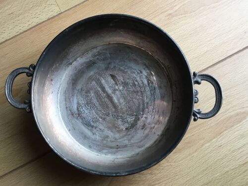 Saladier Vintage En Étain