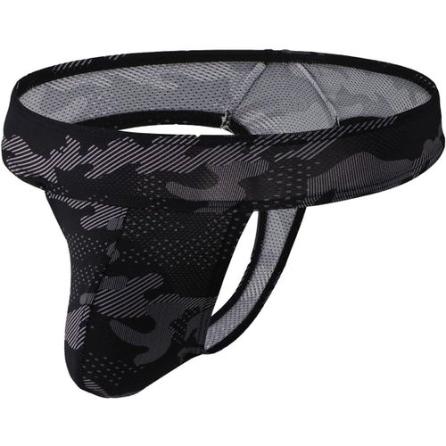 Keat-String Tanga Pour Homme Camouflage String Homme Ficelle Confortable Bikini Taille Basse Slip Sous-Vêtements