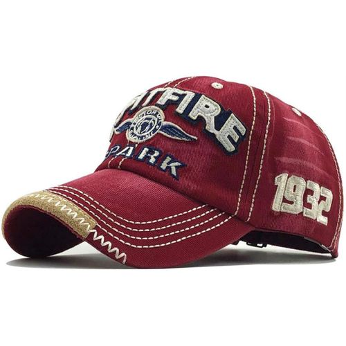 Sept-Casquette Vintage Hommes Retro Casquette De Baseball Cap Snapback Hip Hop Plat Cap Rétro Chapeau Sports De Plein Air Alphabet Broderie Casquette Femmes