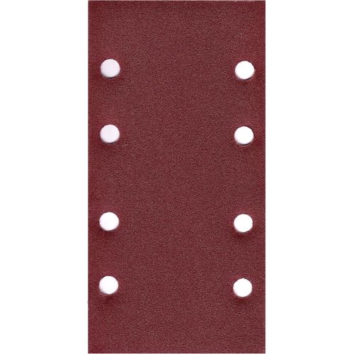 50 x Papier abrasif feuilles abrasives 93 x 184 mm 8 trous Grain 40-180 Ponceuse vibrante (93x184mm Grain 80)