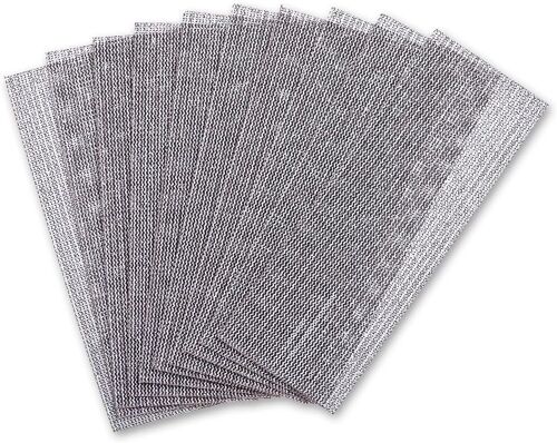 Abranet Bande abrasive en filet 70x198 mm autoagrippant - grain P120-10 pces - pour poncer le bois, le mastic, la peinture, le plastique - AE150F1012