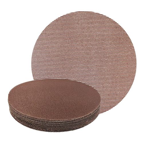 Lot de 23 Disque Abrasif 225mm en Maille, Grain 60/80/120/180/240, Anti-colmatage, Pour Ponceuse Girafe et Ponceuse Murale et Ponceuse Plâtre Téléscopique