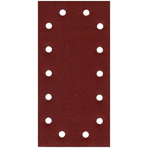 50 x Papier abrasif Feuille abrasive 14 trous 115 x 230 mm Grain 40-180 Ponceuse vibrante (115x230mm Grain 40-180 10 pièces chacun)