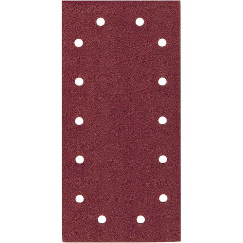 50 x Papier abrasif Feuille abrasive 14 trous 115 x 230 mm Grain 40-180 Ponceuse vibrante (115x230mm Grain 40-180 10 pièces chacun)