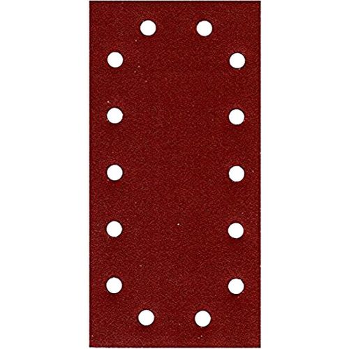 50 x Papier abrasif Feuille abrasive 14 trous 115 x 230 mm Grain 40-180 Ponceuse vibrante (115x230mm Grain 40-180 10 pièces chacun)