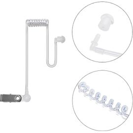 Oreillette Discrete à Tube Acoustique pour Talkie-Walkie,Casque avec Micro PTT,Compatible avec Kenwood Wouxun UV-5R UV-82 BF-888S avec 5 Bouchons d'Oreille de Rechange