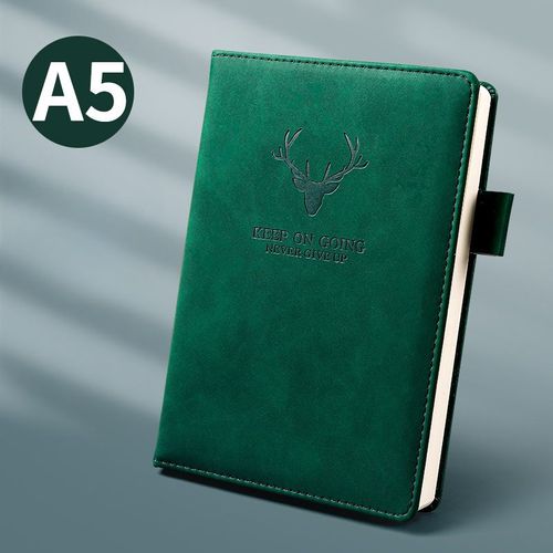Cahier A5 En Cuir Liberty Super Optics,Bloc-Notes De Travail De Bureau,Agenda,Fournitures Scolaires,03/Business,360 - Type Green-A5
