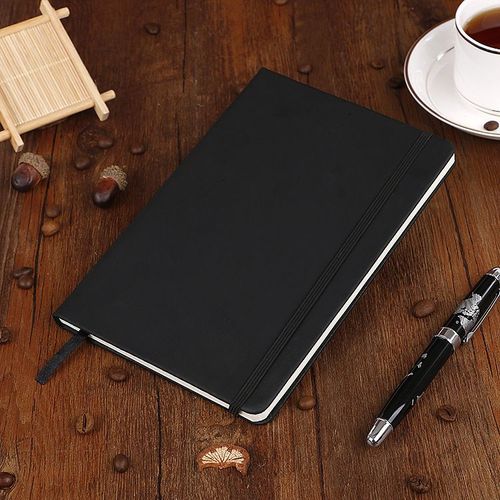 Carnets De Notes À Couverture Rigide Pour Le Travail Et Les Voyages,Agenda En Papier,Agenda,Horizon,A5,Écriture,Planificateurs,Liberté 160,80 G/M²,2024,25 Balles -Noir-A5(145x210mm)