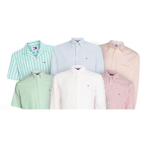 Lot De 10 Chemises Tommy Hilfiger, Différentes Tailles Ppur Revente Au Détail.