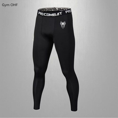 Leggings De Fitness À Séchage Rapide Pour Hommes,Pantalons De Course Chauds,Bas De Yoga D'entraînement,Zones De Gymnastique,Marque Bre,Collants Noirs,Sport