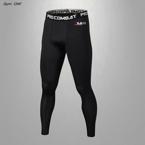 Leggings De Fitness À Séchage Rapide Pour Hommes,Pantalons De Course Chauds,Bas De Yoga D'entraînement,Zones De Gymnastique,Marque Bre,Collants Noirs,Sport