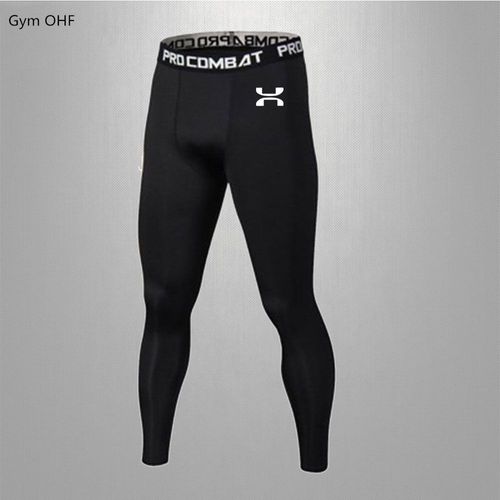 Leggings De Fitness À Séchage Rapide Pour Hommes,Pantalons De Course Chauds,Bas De Yoga D'entraînement,Zones De Gymnastique,Marque Bre,Collants Noirs,Sport