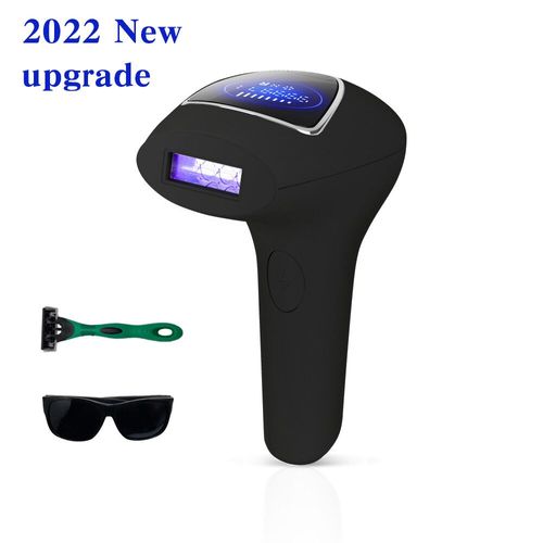 Épilateur Laser Électrique Indolore,900000 000 Flashs,Photoépilateur Permanent Ipl,Pour Épilation,2023 -2022-Noir