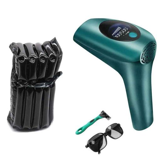 Épilateur Laser Professionnel Pour Le Visage Et Le Corps,Appareil D'épilation Ipl Pour Les Jambes Et Les Hommes -Vert-With Bubble