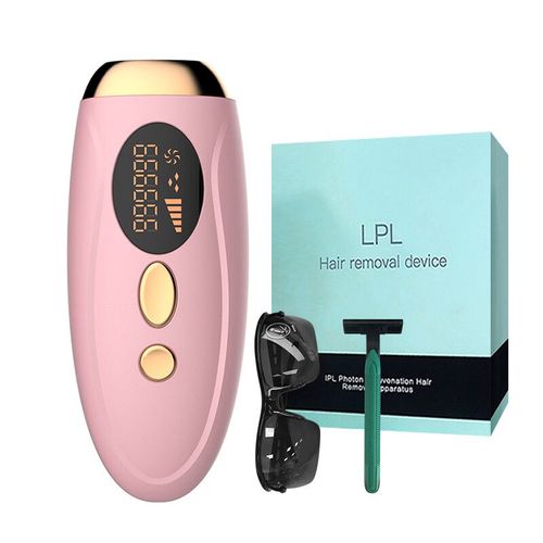 Mini Épilateur Laser À Lumière Pulsée,Appareil D'épilation Pour Usage Domestique -Rose