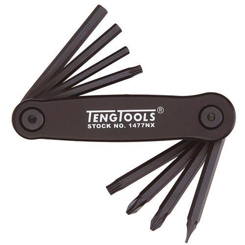 Jeu de clés tx 8pcs - étui Teng Tools 1477NX