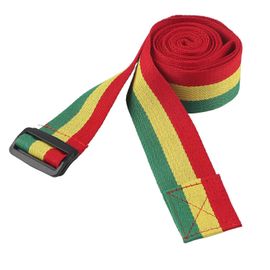 Ceinture De Tambour À Main Africaine Portable Tricolore Bandoulière De Djembé Pour La Performance Sur Scène