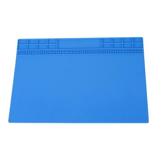 Tapis D'isolation Thermique Pour Plate-Forme De Maintenance De Téléphone Et D'ordinateur Résistant À La Chaleur Bleu Foncé