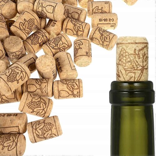 Bouchons De Bouteille De Vin Liège De Vin 100 Pcs Ensemble Bouchons De Bouteille De Liqueur