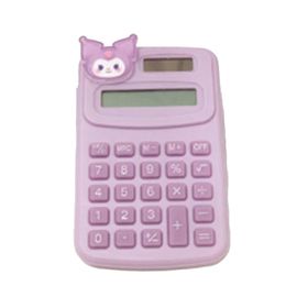 Calculatrice de dessin animé Petite calculatrice de poche portable multifonctionnelle avec affichage LED pour bureau Bureau École Maison Type 2