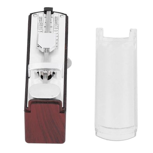 Mini Métronome Mécanique Universel Portable Traditionnel Pour Piano Ukeulele Guitare Violonbourgogne