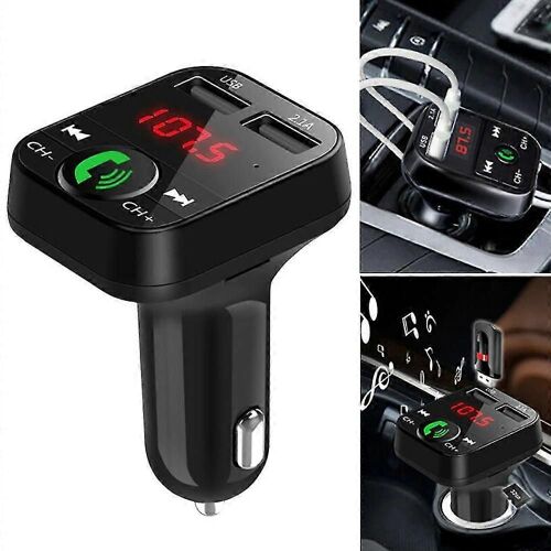 Transmetteur Sans Fil Bluetooth Car Fm 2 Chargeur USB Aux Adapter Mains Libres