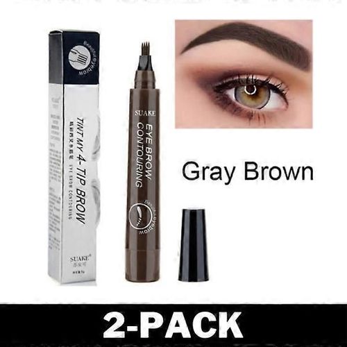 Crayon À Sourcils De Luxe Multi-Pack Gris-Brun 2-Pack 