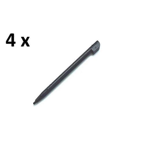 4 X Stylet Compatible Avec Nintendo Ds/2ds/3ds,Noir.