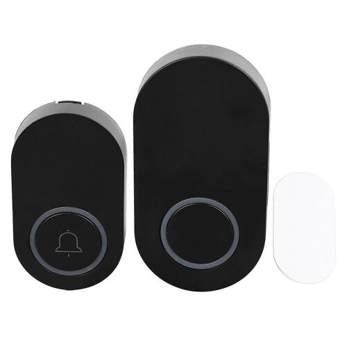 Sonnette auto-alimentée Batterie Transmission longue portée gratuite 60 sonneries Sonnette sans fil étanche Us Plug 100 ?230v