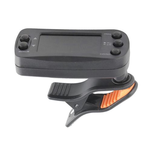 Accordeur Numérique Lcd Portable 2 En 1 À Pince Et Métronome Pour Guitare,Basse,Violon,Ukulélé