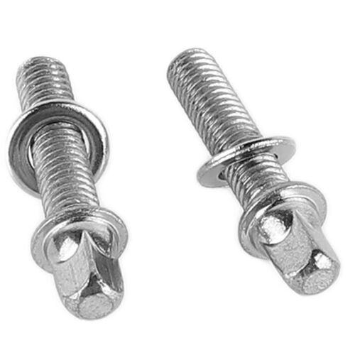 2pcs Tambour En Fer Vis Serrée Tiges De Tension En Acier Inoxydable Percussion Accessoire De Remplacement Wc900
