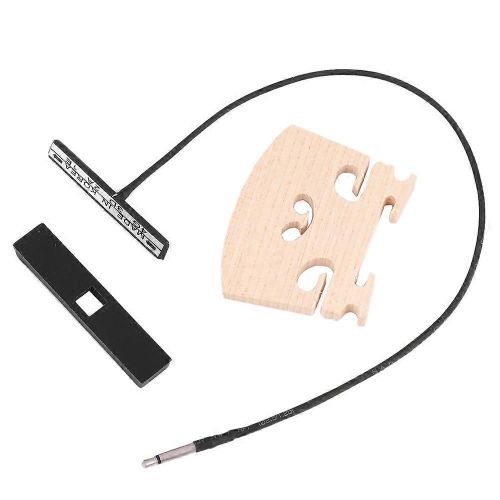 Ensemble D'accessoires De Violon Support De Barre De Micro Kit De Chevalet De Violon Pour Pièces D'instrument De Violon 4/4