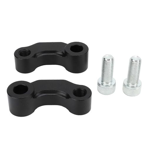 2 Pcs Moto Rétroviseur Support De Montage Aile Rétroviseur Extension De Remplacement Pour Suzuki V -Strom Dl650 2017 -2022 Noir